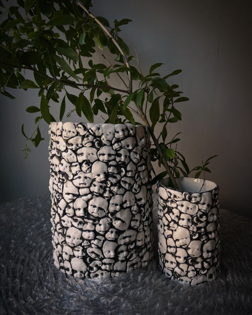 Kärl Ansikten Porslin