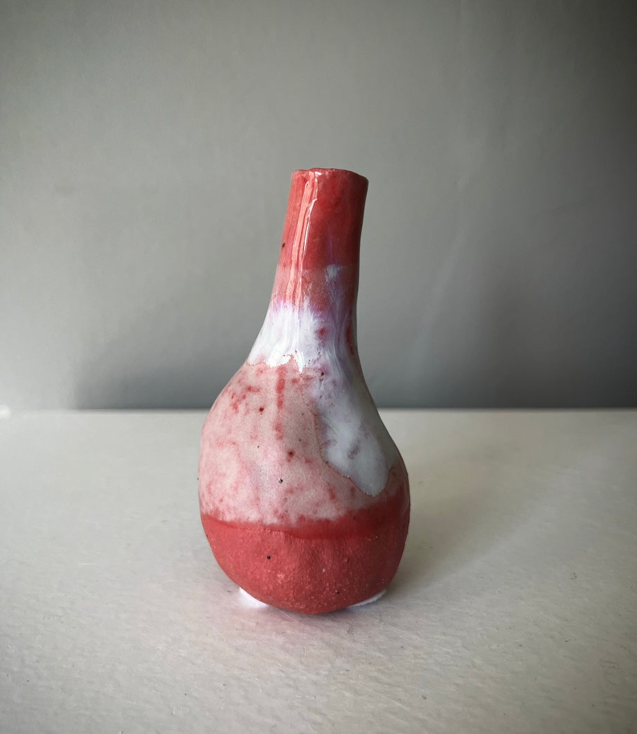 Minivaser, Röd, Turkos, Korall