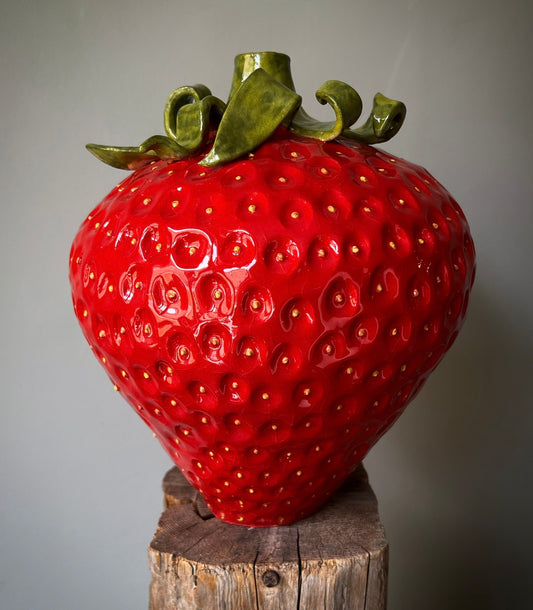 Jordgubbe Ljusstake