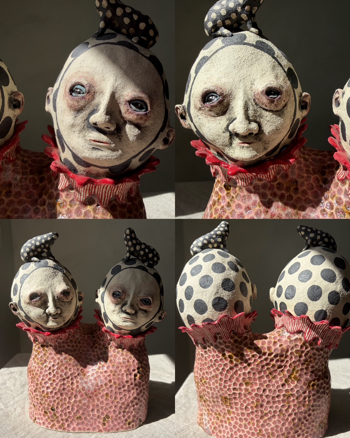 Skulptur Siamesiska tvillingar